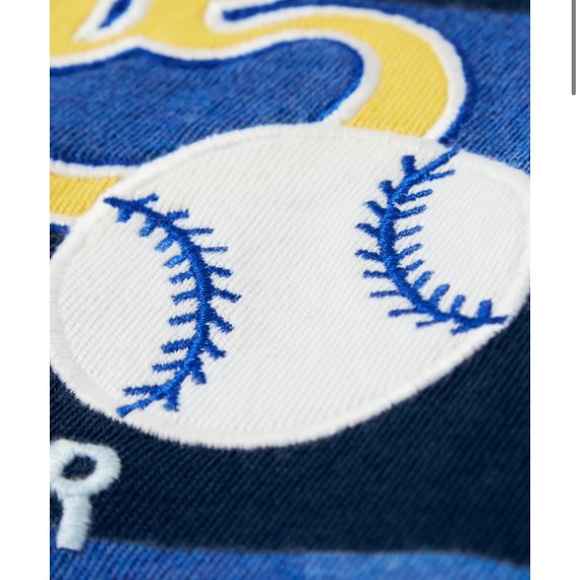 Baby boys Gymboree embroidered rookie top. NWT - Picture 2 of 3